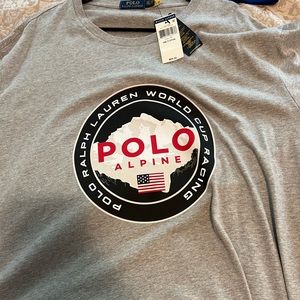 Brand new never worn gray polo shirt 2xlt